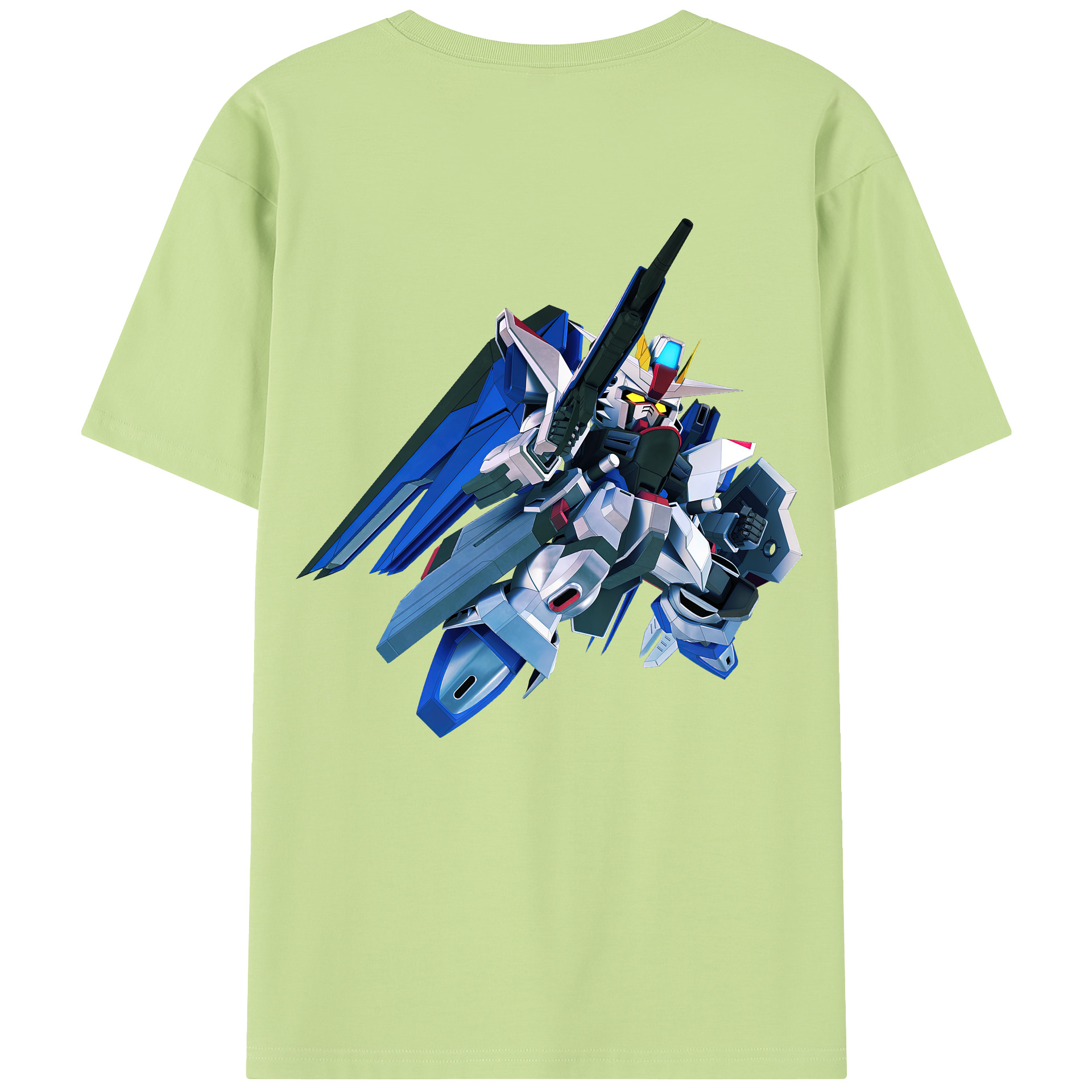 （画像用） 機動戦士ガンダム Mobile Suit Gundam 綿100％半袖Tシャツ（背面プリント）